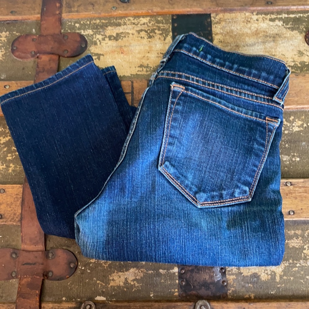 J BRAND WOMENS JEANS STRAIGHT LEG LIKE NEW 25 DARK DENIM - Picture 4 of 9